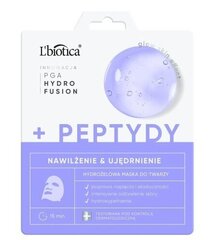 Гидрогелевая маска для лица L'Biotica PHF с пептидами для увлажнения и упругости цена и информация | Маски для лица, патчи для глаз | kaup24.ee