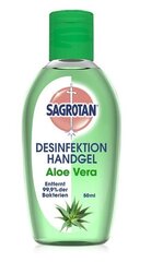 (DE) Desinfitseeriv kätegeel aaloega, 50 ml (Saksa toode) цена и информация | Мыло | kaup24.ee