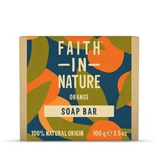 Oranž seep, Faith In Nature, 100g hind ja info | Seebid | kaup24.ee