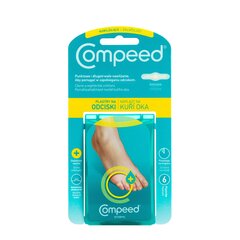 Пластыри Compeed, увлажняющие для мозолей, 6 штук цена и информация | Ватная продукция, влажные салфетки | kaup24.ee