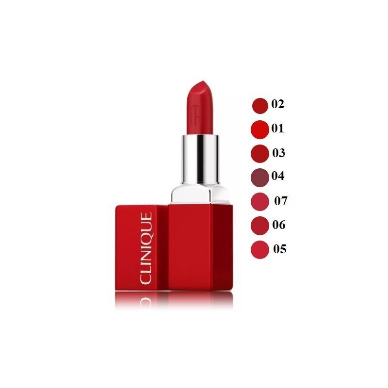 Clinique Even Better Pop Huulevärv "Blush" 03 Red-y To Party, 3.6g цена и информация | Huulepulgad, -läiked, -palsamid, vaseliin | kaup24.ee