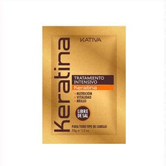 Кератиновая процедура Kativa (12 x 35 gr) цена и информация | Маски, масла, сыворотки | kaup24.ee