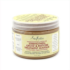 Питательная капиллярная маска Shea Moisture Jamaican Black Castor Oil Strengthen, Grow & Restore Treatment 340 g цена и информация | Средства для укрепления волос | kaup24.ee