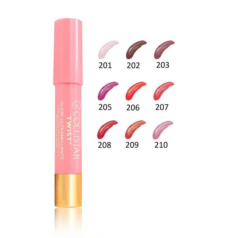 Huuleläige Collistar Twist Ultra-Shiny Gloss, 211 Mou, 4 g цена и информация | Huulepulgad, -läiked, -palsamid, vaseliin | kaup24.ee