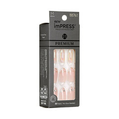 Isekleepuvad küüned IMPRESS Premium - All My Love 30 tk цена и информация | Средства для маникюра и педикюра | kaup24.ee