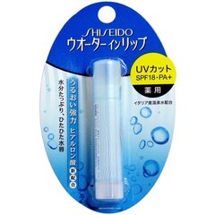 Shiseido "Water in Lip" лечебный и увлажняющий бальзам для губ UV SPF18 PA+ 3.5г цена и информация | Помады, бальзамы, блеск для губ | kaup24.ee