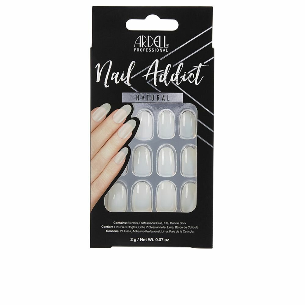 Kunstküüned Ardell Nail Addict Naturaalne Ovaalne (24 pcs) цена и информация | Maniküüri ja pediküüri tarvikud | kaup24.ee