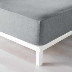 Kummiga voodilina Actually Grey, 140 x 190 cm hind ja info | Voodilinad | kaup24.ee