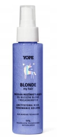 Yope Blonde Ametüstiga Läikepilv Blondidele ja Heledatele Juustele, 100 ml цена и информация | Maskid, õlid, seerumid | kaup24.ee