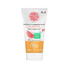 PULPE DE VIE Radiance Sucre Frappe 2in1 sära taastav mask-koorija greibiekstrakti ja aprikoosiseemnetega, 150 ml hind ja info | Dušigeelid, õlid | kaup24.ee