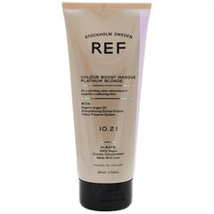 REF Colour Boost Masque питательная маска с красящими пигментами для восстановления цвета платиновый блондин 200 мл цена и информация | Средства для укрепления волос | kaup24.ee