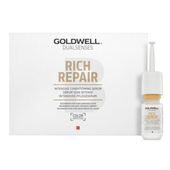 Goldwell Dualsenses Rich Repair Интенсивная кондиционирующая сыворотка для волос для сухих и поврежденных волос 12 x 18 мл цена и информация | Средства для укрепления волос | kaup24.ee