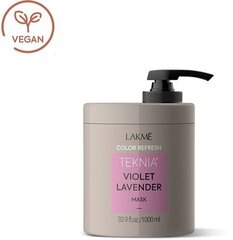 Lakmé Teknia Color Refresh Violet Lavender Mask питательная маска с цветовыми пигментами для волос с фиолетовыми оттенками 1000 мл цена и информация | Средства для укрепления волос | kaup24.ee