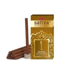 Толстые палочки благовоний Palo Santo Dhoop, Sattva Ayurveda, 20 г цена и информация | Домашние ароматы с палочками | kaup24.ee