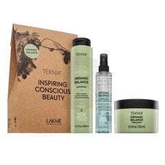 Lakmé Teknia Organic Balance Pack komplekt kõikidele juuksetüüpidele 300 ml + 250 ml + 100 ml hind ja info | Maskid, õlid, seerumid | kaup24.ee