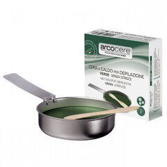 Epileerimisvaha panniga Cera A Caldo Green Hot Wax, 120 g hind ja info | Depileerimisvahendid | kaup24.ee