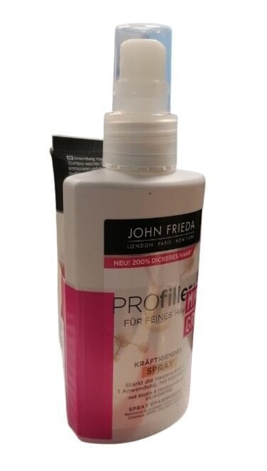 (DE) John Frieda Profiler+, Juuste tugevdav pihusti, 200 ml (Saksa toode) hind ja info | Maskid, õlid, seerumid | kaup24.ee