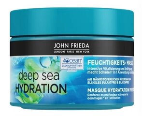 Натуральная маска для волос John Frieda Deep Sea - Глубокое Увлажнение, 250 мл цена и информация | Средства для укрепления волос | kaup24.ee