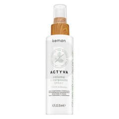 Kemon Actyva Volume E Corposita Spray спрей для объема волос 125 мл цена и информация | Маски, масла, сыворотки | kaup24.ee