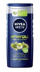 Nivea Men Energia Dušigeel, 250 ml (Saksa Tooted) hind ja info | Dušigeelid, õlid | kaup24.ee