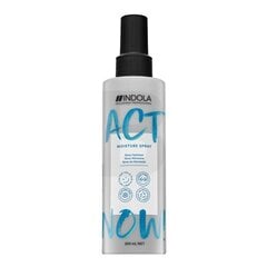 Indola Действуй сейчас! Moisture Spray спрей для укладки увлажняющий для волос 200 мл цена и информация | Маски, масла, сыворотки | kaup24.ee
