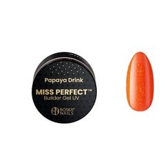 Ehitusgeel Divine Nails Miss Perfect Papaya Drink, 15 ml hind ja info | Küünelakid, küünetugevdajad | kaup24.ee