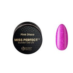 Ehitusgeel Divine Nails Miss Perfect Pink Disco, 15 ml hind ja info | Maniküüri ja pediküüri tarvikud | kaup24.ee