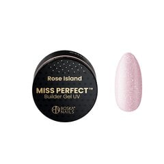 Ehitusgeel Divine Nails Miss Perfect Rose Island, 15 ml hind ja info | Maniküüri ja pediküüri tarvikud | kaup24.ee