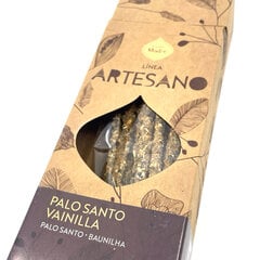 Palo Santo-Vanilla Artesano liini looduslik viiruk, 30 ühikut, Sagrada Madre, Argentina hind ja info | Kodulõhnastajad | kaup24.ee