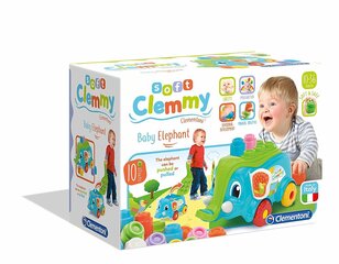 Слоник с колодочками Clementoni Clemmy Soft, 17162 цена и информация | Игрушки для малышей | kaup24.ee