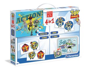 Arendavate mängude komplekt 4in1 Clementoni Toy story 4 hind ja info | Lauamängud ja mõistatused | kaup24.ee