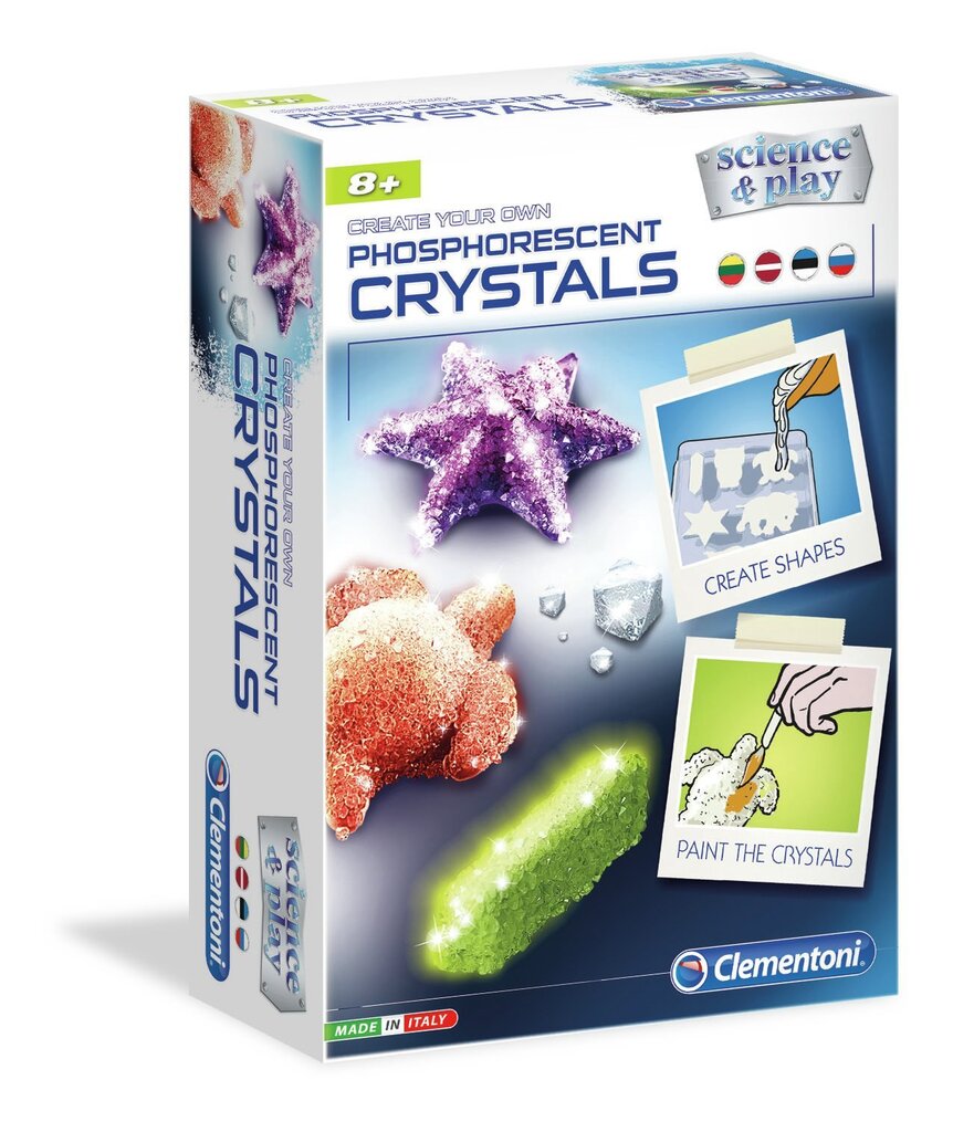 Loominguline komplekt "Loo kristall" Clementoni Science & Play, 50575 hind ja info | Arendavad mänguasjad | kaup24.ee