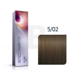 Wella Professionals Illumina Color professionaalne püsiv juuksevärv 5|02 60 ml hind ja info | Juuksevärvid | kaup24.ee