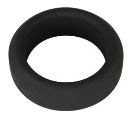 Бархатное кольцо для пениса Black Velvets - черное 3,2 см цена и информация | Эрекционные кольца, насадки на пенис | kaup24.ee