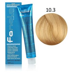 Fanola Crema Colore 10.3 värv 100ml hind ja info | Juuksevärvid | kaup24.ee