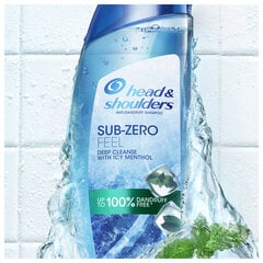 Šampoon HEAD& SHOULDERS SUB ZERO PRO ZERO, 300 ml hind ja info | Šampoonid | kaup24.ee