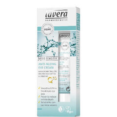 Lavera Basis Sensitiv Q10 Anti-Ageing Eye Cream 15ml цена и информация | Сыворотки, кремы для век | kaup24.ee