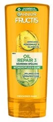 (DE) Garnier Fructis Oil Repair, Toitev palsam kuivadele, kahjustatud juustele oliivi-, avokaado- ja sheavõiõlidega, 200ml (Saksamaa toode) hind ja info | Juuksepalsamid | kaup24.ee