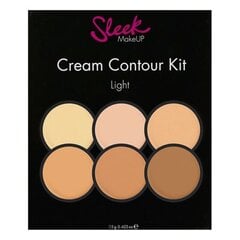 Palett Sleek Cream Contour Kit Marker Meik Light hind ja info | Jumestuskreemid, puudrid | kaup24.ee