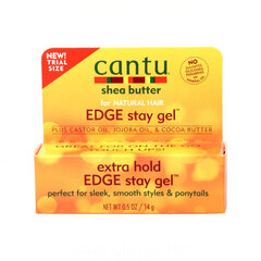Кондиционер Cantu Shea Butter Natural Hair Extra Hold Edge Stay Гель (14 g) цена и информация | Средства для укладки волос | kaup24.ee