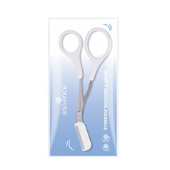 Eyebrow Scissors & Comb Eyelashes Care hind ja info | Kunstripsmed, ripsmekoolutajad | kaup24.ee