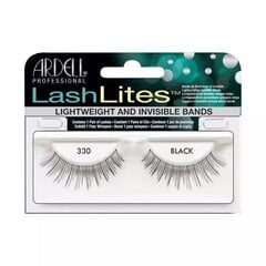 Ardell Lash Lites 330 Black - Искусственные ресницы на ленте, Пачка цена и информация | Накладные ресницы, керлеры | kaup24.ee