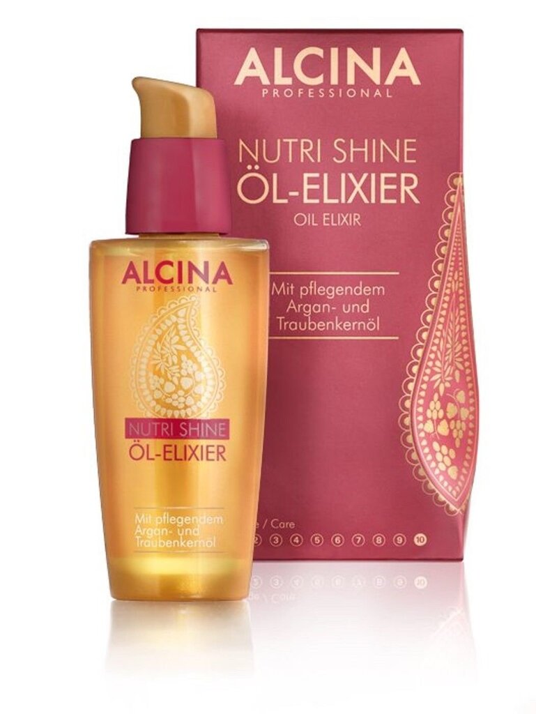 Seerum kahjustatud juustele Alcina Nutri Shine 50 ml цена и информация | Maskid, õlid, seerumid | kaup24.ee