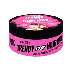 Вощ разноцветной стилизации волос Venita Pink, 75г цена и информация | Средства для укладки волос | kaup24.ee