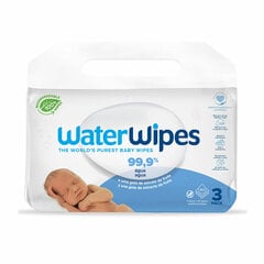 Steriilsete puhastuslappide komplekt WaterWipes, 180 tk hind ja info | Intiimhügieeni tooted | kaup24.ee