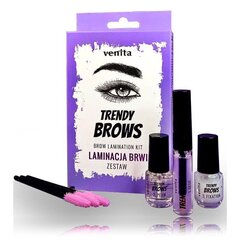 Venita Trendy Brows kulmude laminatsioonikomplekt hind ja info | Kulmuvärvid, -pliiatsid | kaup24.ee