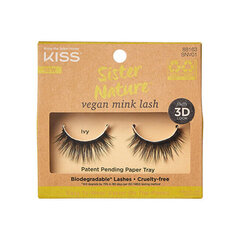 KISS Kunstripsmed Sister Nature Vegan Mink - Ivy hind ja info | Kunstripsmed, ripsmekoolutajad | kaup24.ee