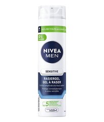 Nivea meeste tundlik raseerige geel (200 ml), habemenuga kummeli, hammameli ja E -vitamiiniga õrna raseerimis, kaitsev raseerimisgeel meestele naha ärrituse eest hind ja info | Raseerimisvahendid | kaup24.ee