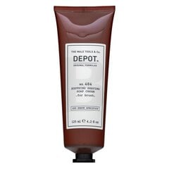 Depot Shaving Cream No. 404 Успокаивающий крем для бритья 125 мл цена и информация | Косметика и средства для бритья | kaup24.ee