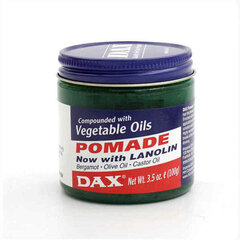 воск Vegetable Oils Pomade Dax Cosmetics (100 g) цена и информация | Средства для укладки волос | kaup24.ee